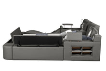 Load image into Gallery viewer, Zoya Smart Multifunctional Queen Size Bed Made with Wood in Gray
