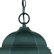 Load image into Gallery viewer, Three Light Matte Black Domed Glass Lantern Hanging Light
