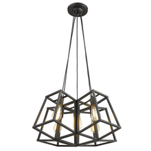 Load image into Gallery viewer, Bronze Lantern Five Light Metal Dimmable Chandelier
