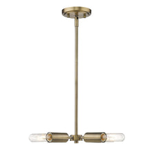 Load image into Gallery viewer, Gold Four Light Metal Dimmable Chandelier
