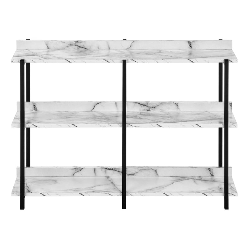 End Table With Three Shelves (489738) - Black
