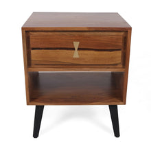 Load image into Gallery viewer, Asther - Bedside Table - Natural Wood / Brown
