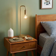 Load image into Gallery viewer, 26" Brass Metal Table Lamp
