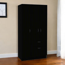 Load image into Gallery viewer, Three Door Armoire - Black / White
