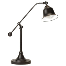 Load image into Gallery viewer, Edmond - Bell Down Table Lamp With Shade - Brown
