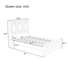 Load image into Gallery viewer, Vintage Tall Headboard Bed
