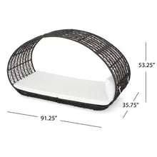 Load image into Gallery viewer, Abigal - Outdoor Wicker Daybed With Cushion
