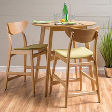 Load image into Gallery viewer, Retro Modern Counter Height Chair Set With Cushioned Seats
