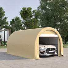 Load image into Gallery viewer, Outsunny - 10' x 16' Carport, Heavy Duty Portable Garage Storage Tent With Large Zippered Door, Anti-Uv Pe Canopy Cover For Car, Truck, Boat, Motorcycle, Bike, Garden Tools, Outdoor Work
