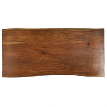 Load image into Gallery viewer, 48" Solid Wood And Iron Dining Room Table - Brown
