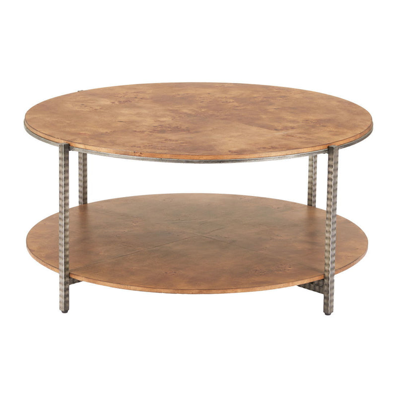 Round Coffee Table - Brown