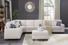 Load image into Gallery viewer, Ted - Sectional Sofa With Ottoman - Beige

