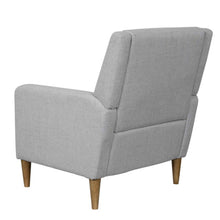 Load image into Gallery viewer, Upholstered Accent Armchair - Light Gray
