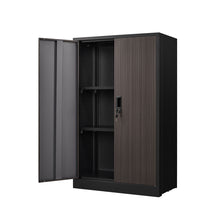 Load image into Gallery viewer, Metal Storage Cabinet With Locking Doors And Adjustable Shelf, Folding Filing Storage Cabinet, Folding Storage Locker Cabinet For Home Office, School, Garage
