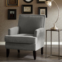 Load image into Gallery viewer, Colton - Track Arm Club Chair With Nailhead Trim
