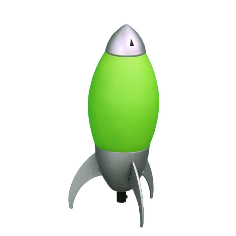 Acrylic Bedside Table Lamp With Shade - Green