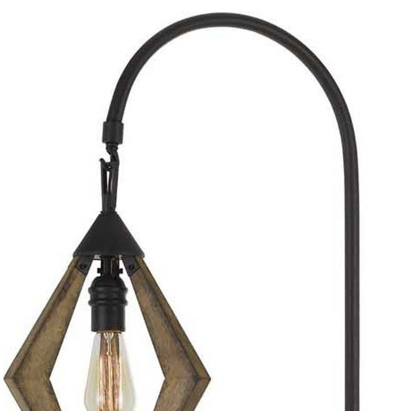 Traditional Shaped Floor Lamp - Black