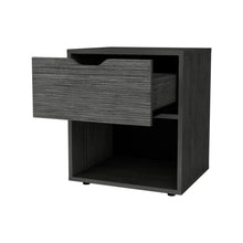Load image into Gallery viewer, 20" Wood One Drawer Nightstand - Gray
