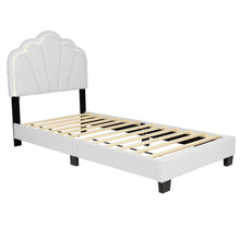 Load image into Gallery viewer, Bed With Floral Design Headboard And Built In LED Lighting
