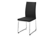 Load image into Gallery viewer, Modern Upholstered Faux Leather Dining Side Chairs (Set of 2) - Black
