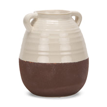 Load image into Gallery viewer, Amphora Table Vase (608357) - Brown / Cream
