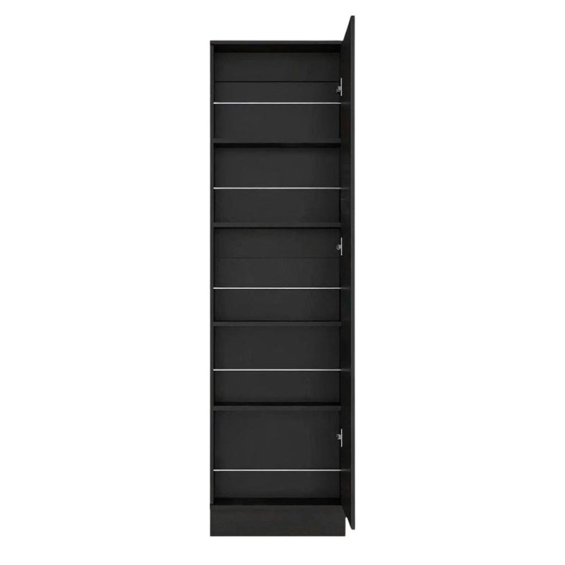 Ten Pair Shoe Rack - Black