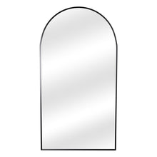 Load image into Gallery viewer, 71" Metal Arch Freestanding Framed Full Length Mirror - Black
