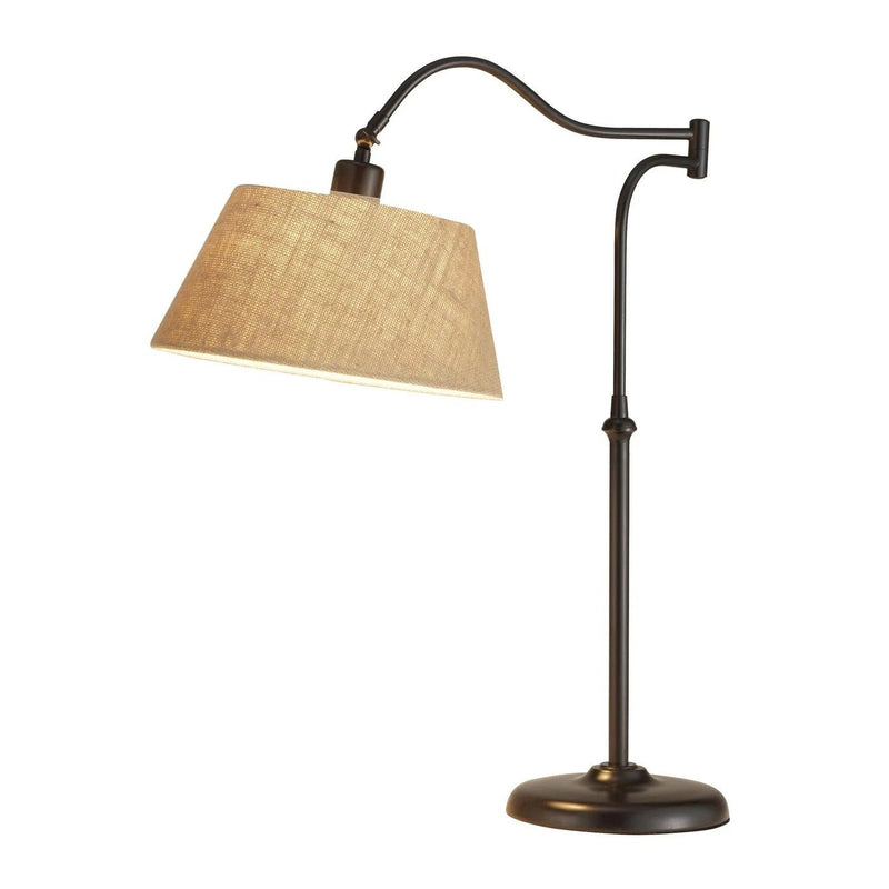 Metal Swing Arm Adjustable Table Lamp - Dark Bronze