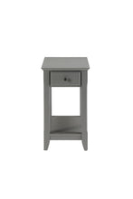 Load image into Gallery viewer, Solid And Manufactured Wood End Table - Gray
