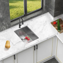 Load image into Gallery viewer, Undermount Stainless Steel Kitchen Sink, Deep Single Bowl Basin
