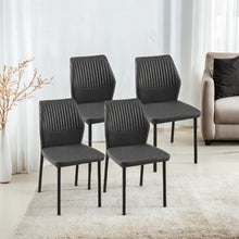Load image into Gallery viewer, Dining Chairs Living Room Chair Modern Kitchen Armless Side Chair With Metal Legs
