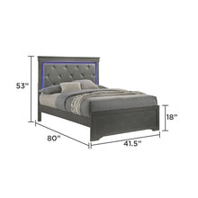 Load image into Gallery viewer, Blaze - Modern Bedroom Set With LED Headboard
