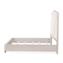 Load image into Gallery viewer, Fantosini - King Tufted Panel Bed - Silver Mist
