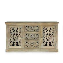 Load image into Gallery viewer, 3 Drawer Sideboard Handcrafted - Antique White
