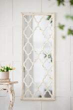 Load image into Gallery viewer, Distressed Floor Mirror, Full Body Mirror For Bathroom Bedroom Living Room - White

