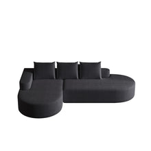 Load image into Gallery viewer, Modern Curved Sofa, L-Shaped Modular Sectional Set With 3 Pillows
