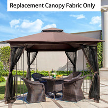 Load image into Gallery viewer, Patio Double Roof Gazebo Replacement Canopy Top Fabric
