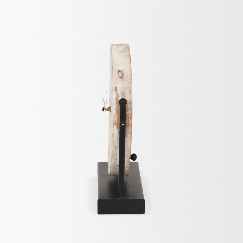 Analog Square Wall Clock - Black