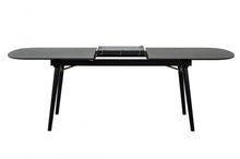 Load image into Gallery viewer, 71" Rectangular Manufactured Wood Butterfly Leaf Dining Table - Black

