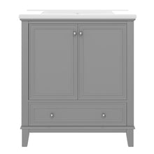 Load image into Gallery viewer, Modern Bathroom Vanity With Sink Combo, Doors And Drawer
