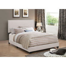 Load image into Gallery viewer, Ivory - Bed With Nailhead Trim
