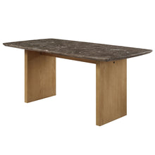 Load image into Gallery viewer, Jaramillo - Dining Table - Marble Top &amp; Natural Finish
