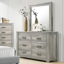 Load image into Gallery viewer, 1 Piece Dresser With Handles, 6 Drawers - Light Gray

