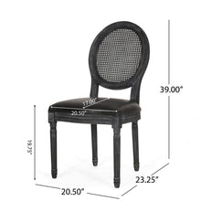 Load image into Gallery viewer, French Country Dining Chair With Cane Backrest (Set of 2)
