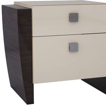 Load image into Gallery viewer, Refined High Gloss Nightstand - Beige
