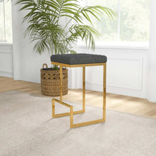 Load image into Gallery viewer, Joel - Mid Century Modern Luxury Upholstered Stool

