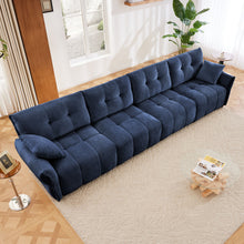 Load image into Gallery viewer, Modern Sofa &amp; Pillows, Textured Cover, High Rebound Cushions
