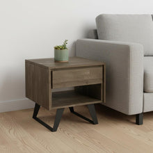 Load image into Gallery viewer, Metal Square End Table - Gray
