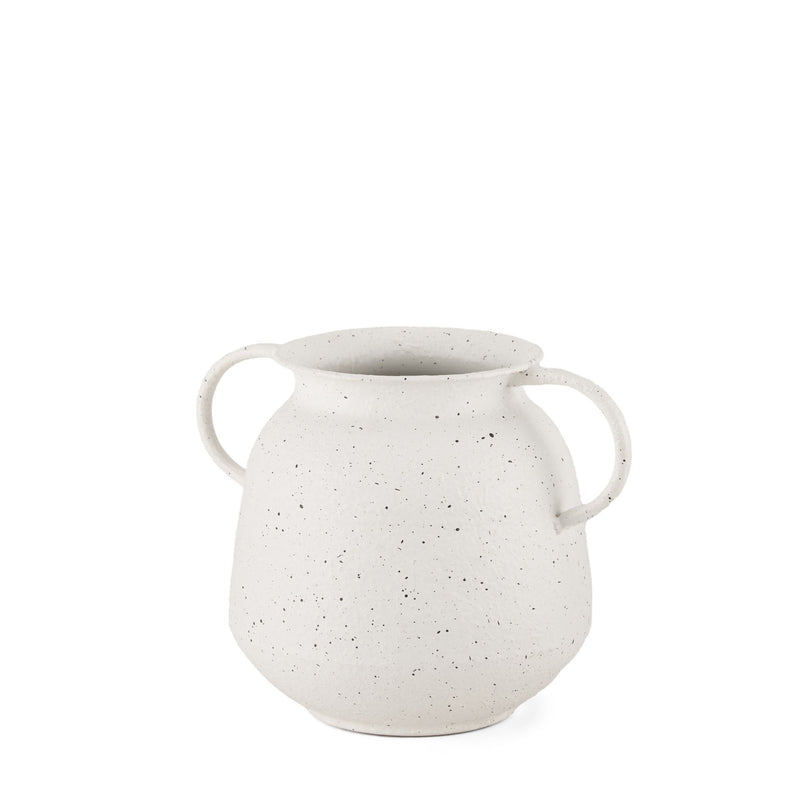 Speckle Amphora Table Vase (608371) - White