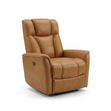 Load image into Gallery viewer, Oslo - Power Recliner With Manual Adjustable Headrest And Power Footrest - Brown
